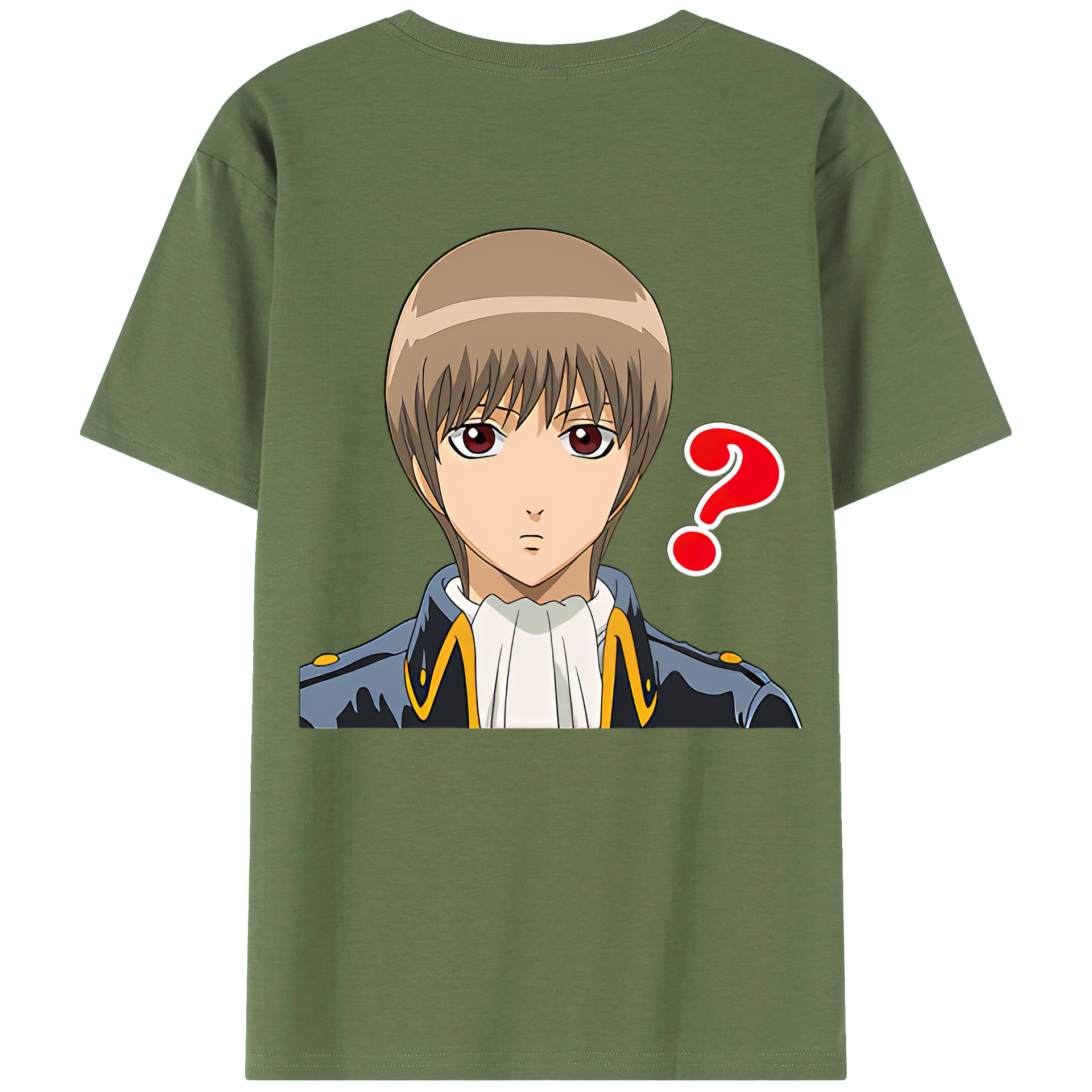 （画像用） ぎんたま 坂田銀時（さかたぎんとき） 神楽 志村新八（しむら しんぱち） GINTAMA Sakata Gintoki Kagura Shimura Shinpachi 綿100％ メンズ半袖Tシャツ（バックプリント） 通気性